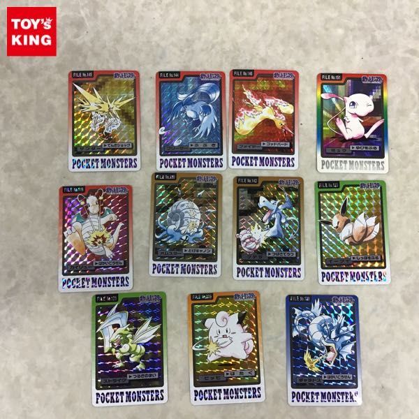 ポケモンカードダス ミュウ ミュウツー ファイヤー　サンダー フリーザー　5枚 1円～ カードダス ポケモン サンダー、フリーザー、ファイヤー、ミュウ