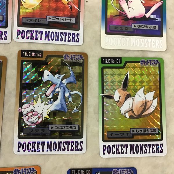 1円～ カードダス ポケモン サンダー、フリーザー、ファイヤー、ミュウ