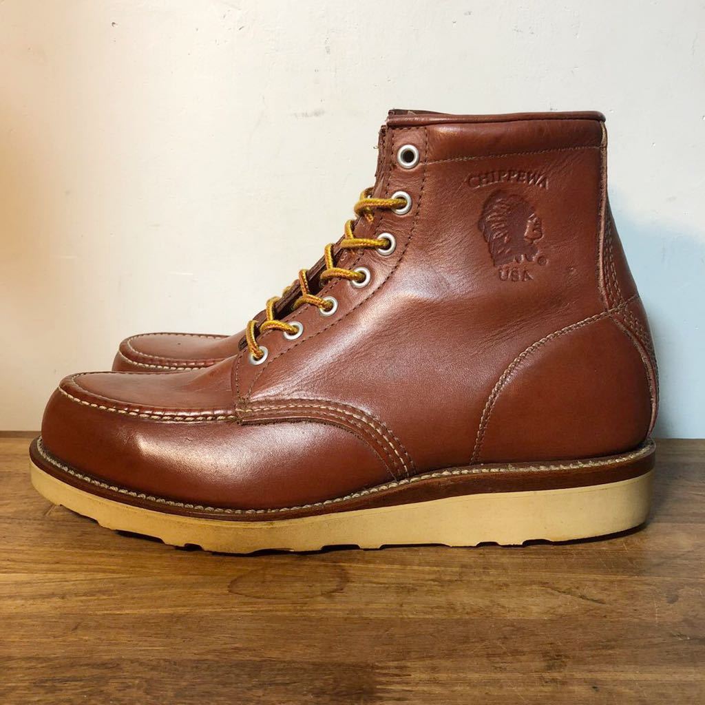 ヴィンテージチペワ 97年製 白タグ29493 US 8.5 Eワイズ CHIPPEWA 