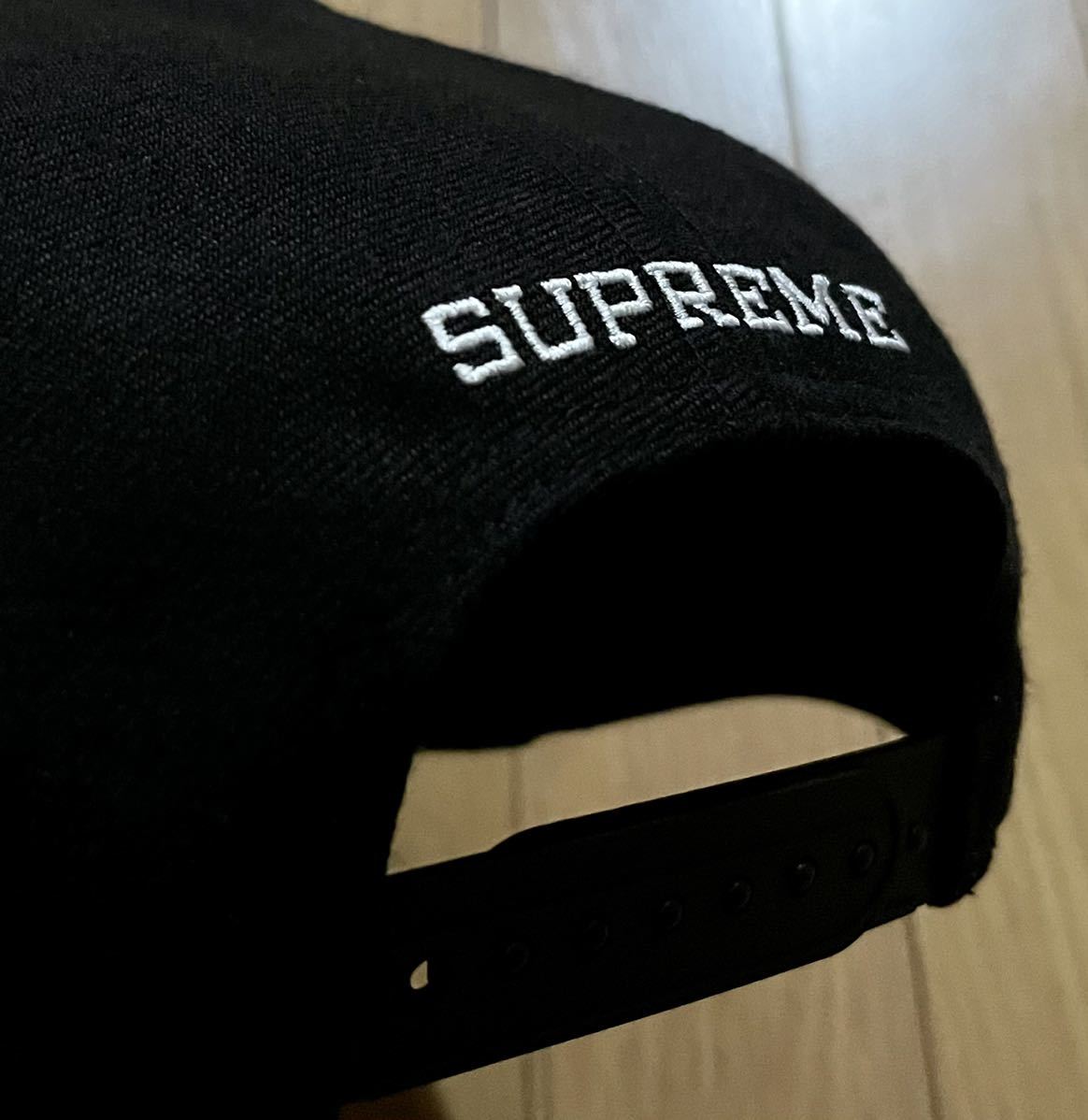 新品 21AW 21fw Supreme Arabic Logo 5-Panel Cap Black シュプリーム