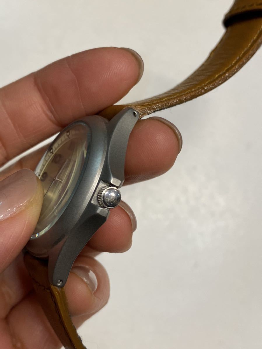 稼働品 【SEIKO】FIELD GEAR SOLAR V145-0B30 A0 ALBA 10BAR STAINLESS 