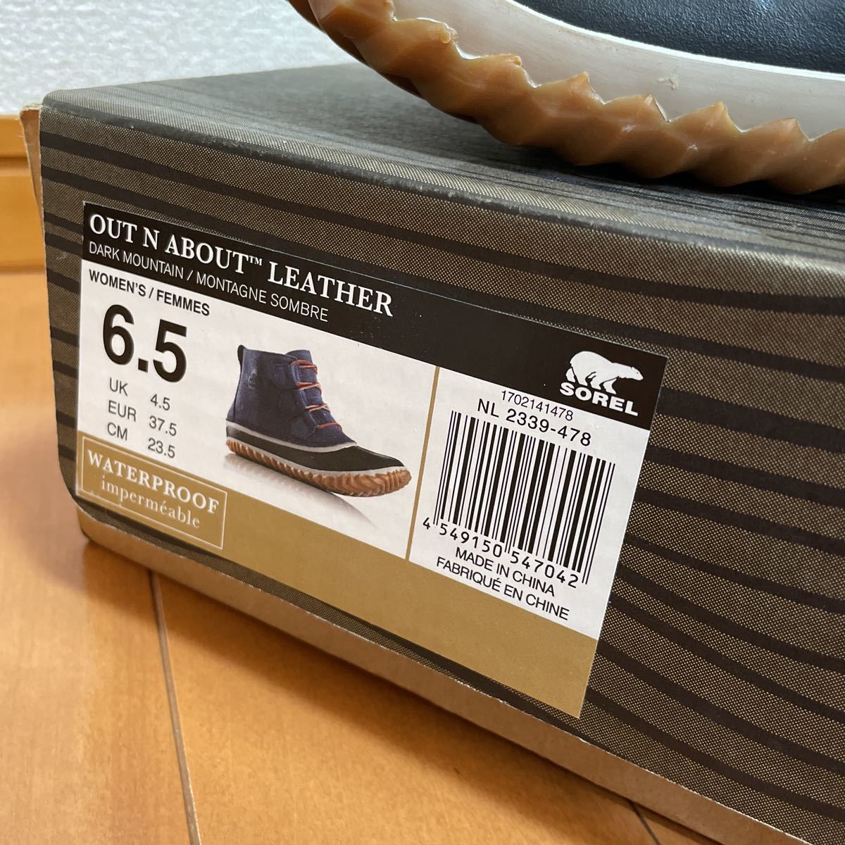 新品　SOREL ソレル　スノーブーツ　サイズ23cm us5 SOREL ソレル スノーブーツ 美品SOREL 展示品 5cm｜Yahoo!フリマ（旧