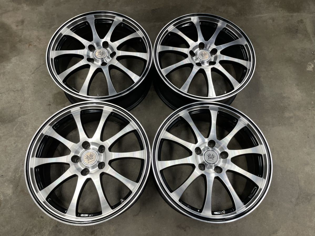 レアマイスター 18インチ 7.5J +48 5H 114.3 ホイール 4本セット 