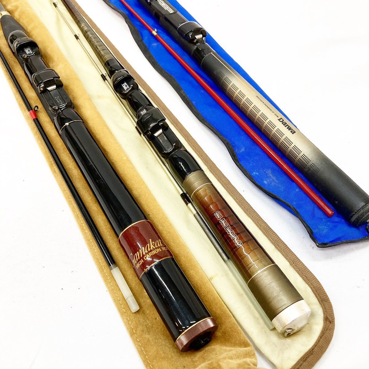 お買い得！筏竿3本セット！がまかつ シマノ ダイワ チヌ