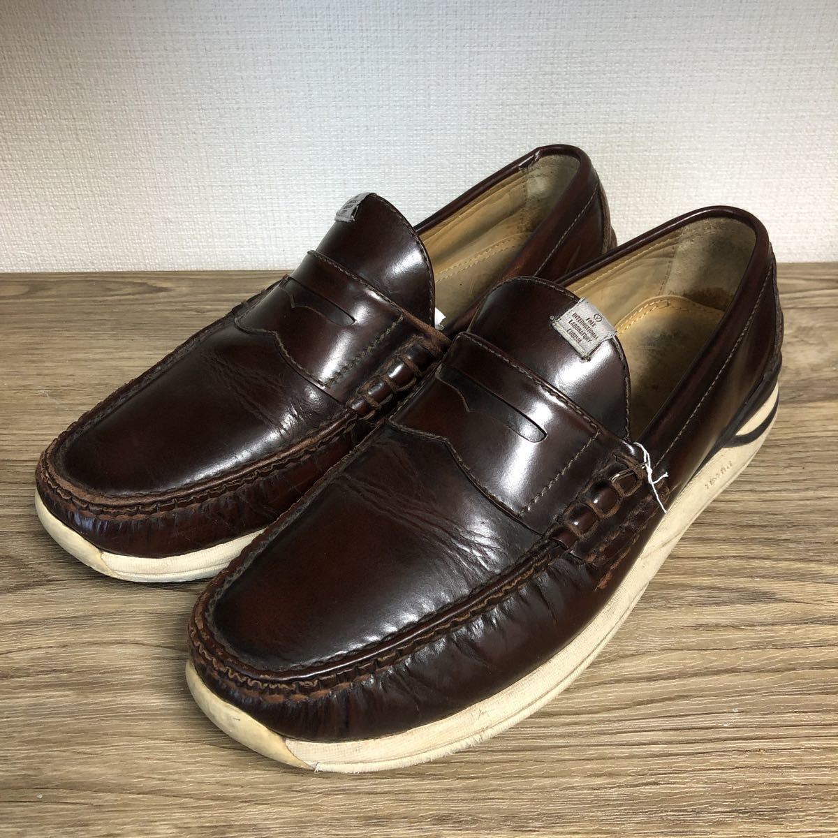 k) visvim fabro folk ローファー シューズ ブラウン US9 メンズ 