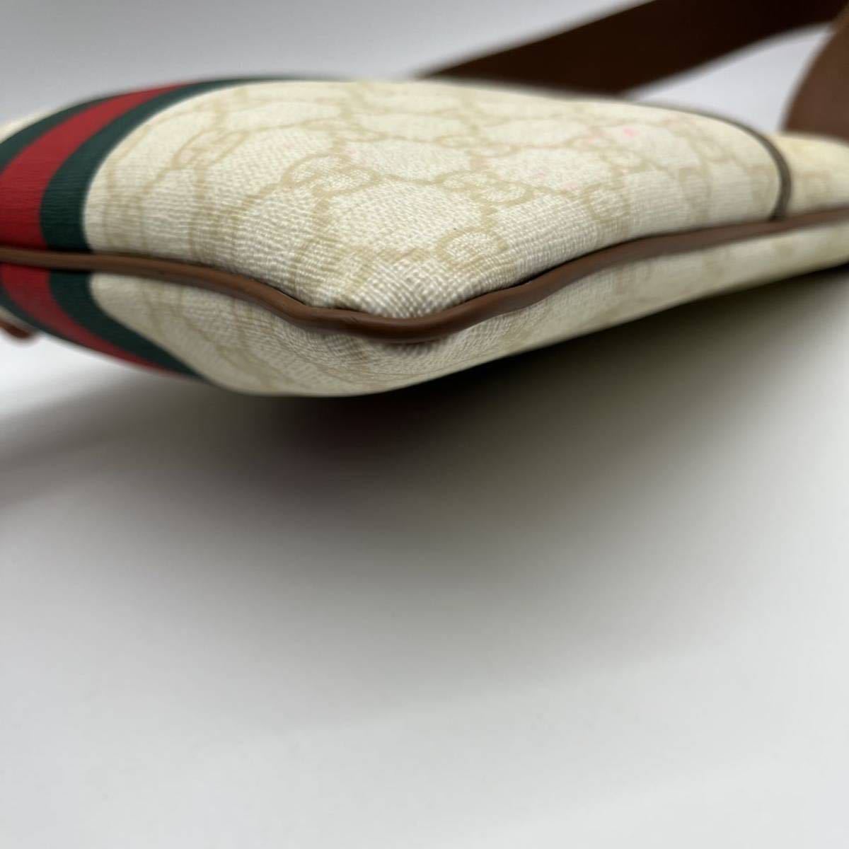 新品未使用級 GUCCI グッチ シェリーライン ショルダーバッグ ボディー 