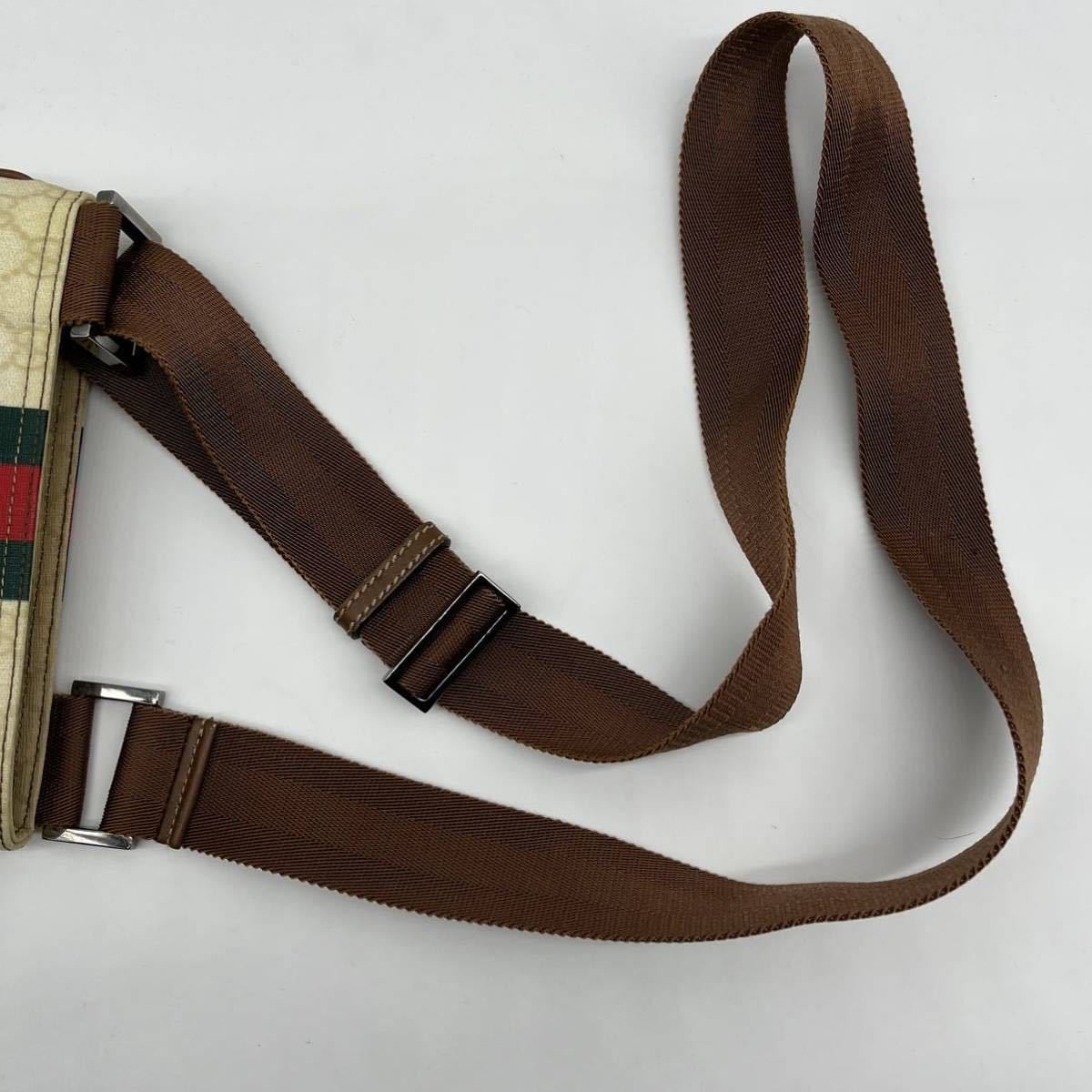新品未使用級 GUCCI グッチ シェリーライン ショルダーバッグ ボディー 