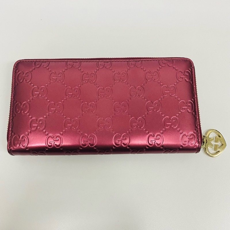 GUCCI グッチ ラウンドファスナー 長財布 308005 2149 ラブリーハート 