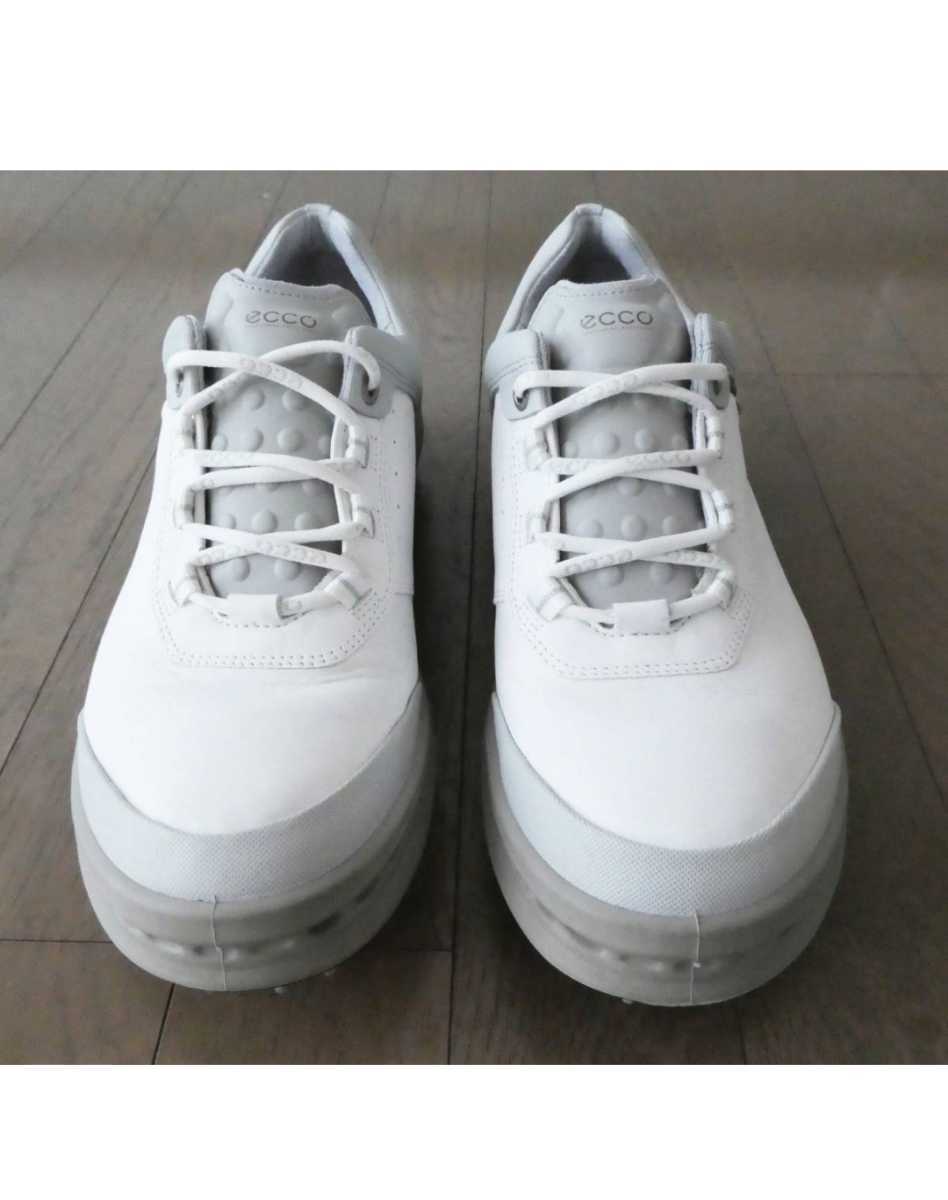 446番 超美品ECCO ゴルフシューズ43 26.5～27.0cmスパイクレス ecco