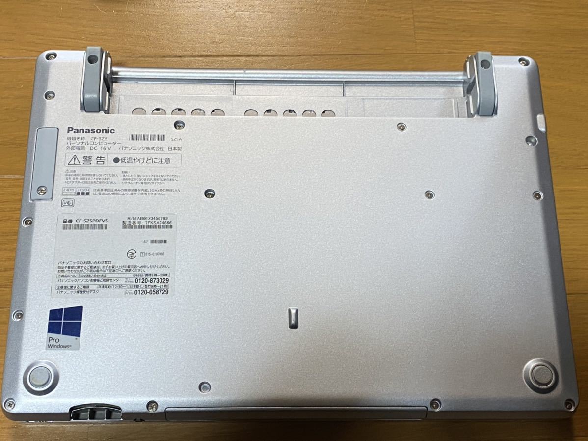 Panasonic Let's note CF-SZ5 本体【ジャンク品】 ジャンク品 Panasonic Letsnote CF-SZ5 i5-6300U/メモリ8GB/通電確認