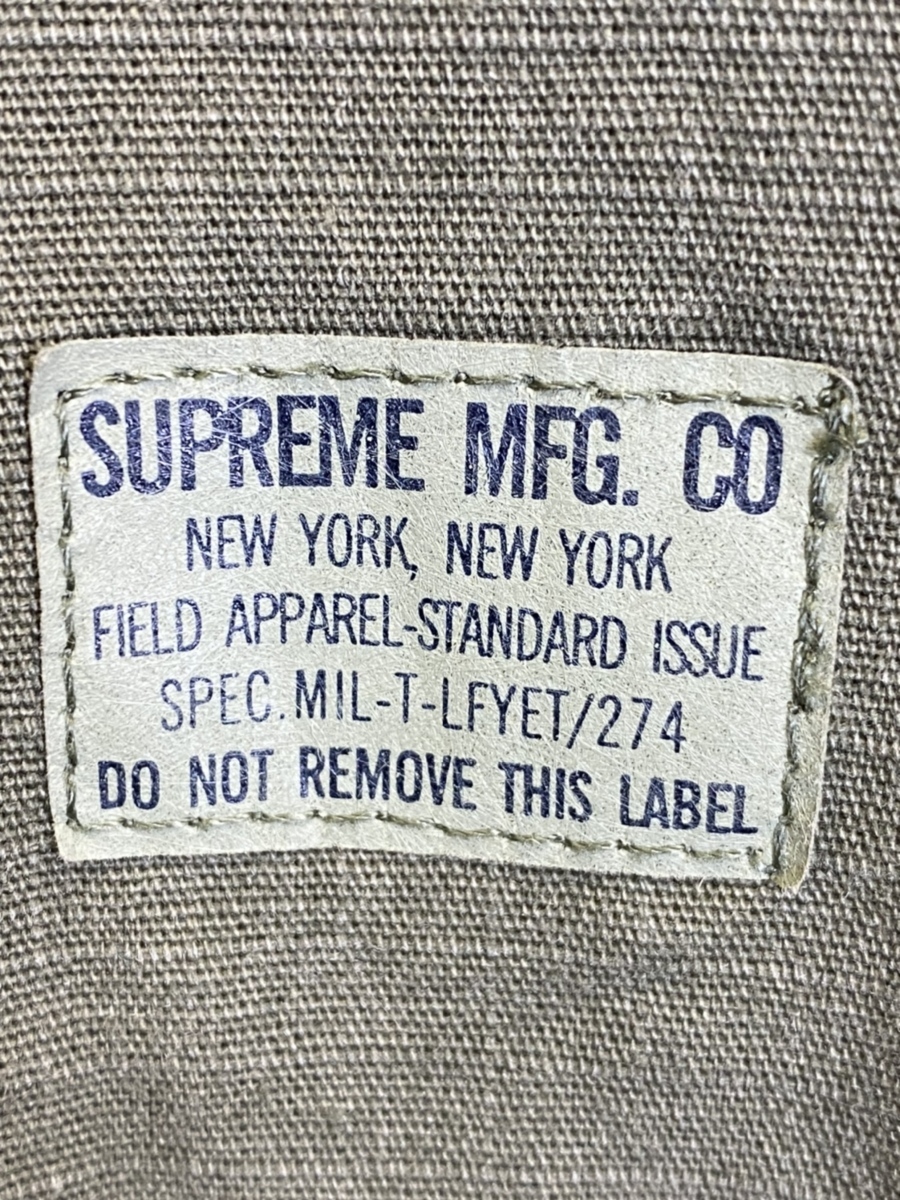 01-2858】☆初期☆Supreme シュプリーム USA製 ミリタリーシャツ XL 