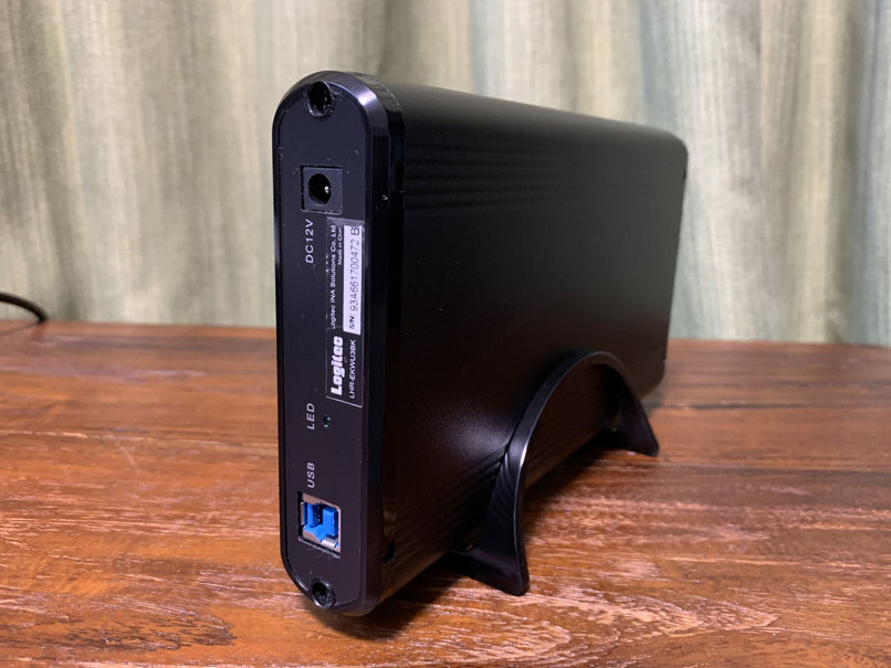 Logitech アルミボディ3.５インチハードディスクケース　LHR-EKWU3BK　3.0TBHDDおまけ付き