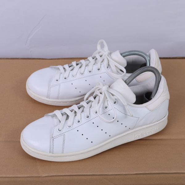 品質保証，本物保証 z5349 アディダス スタンスミス US7.5 25.5cm/白 adidas STANSMITH メンズ スニーカー(25.5cm)｜売買されたオークション情報、yahooの商品情報をアーカイブ公開 - オークファン 25.5cm