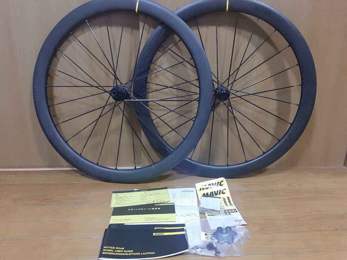 美品 MAVIC Cosmic SLR 45 Disc 正規品 2021/12/14 購入 クリンチャー 