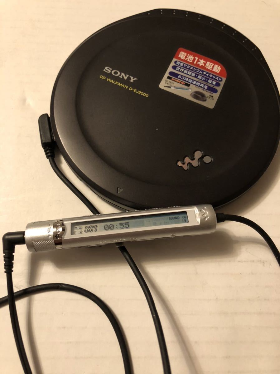 ソニー製 ポータブルCDプレーヤー「CDウォークマン D-EJ2000 SONY D-EJ2000 CD - Walkman ソニー Yahoo!オークション CD