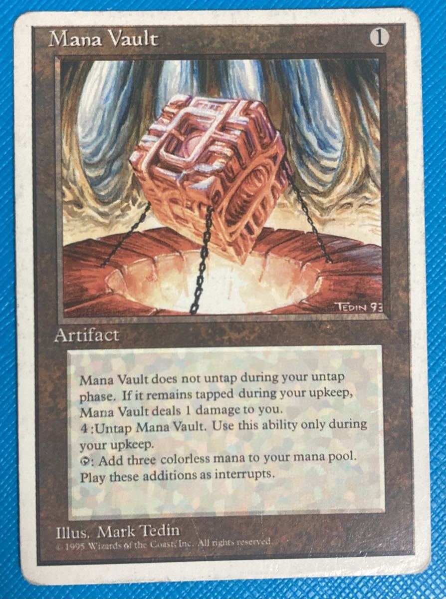 USED MTG 魔力の櫃 黒枠 Mana Vault Vault 魔力の櫃 MTG 黒枠 魔力の櫃⁄Mana Mana □黒枠□《