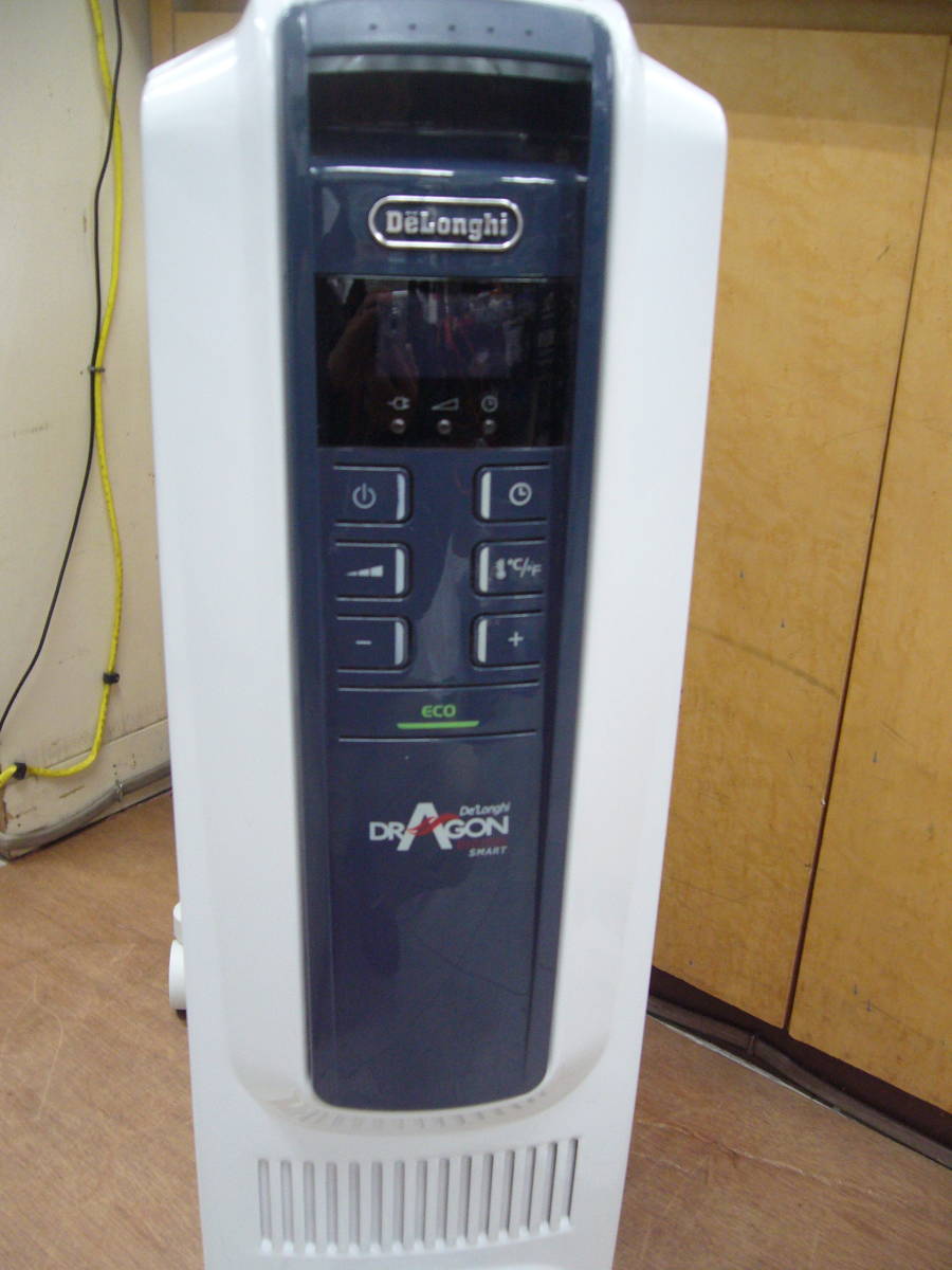 デロンギ QSD0915-BL オイルヒーター 10~13畳用 X字型フィン9枚 引き取り限定DeLonghi DeLonghi QSD0915-BL オイルヒーター ドラゴンデジタルスマート