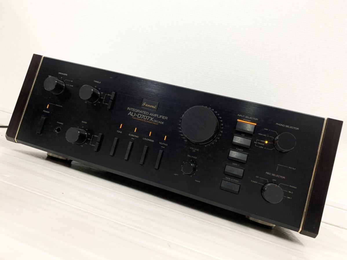 Sansui AU-D707X DECADE プリメインアンプ サンスイ ED AU-D707X 