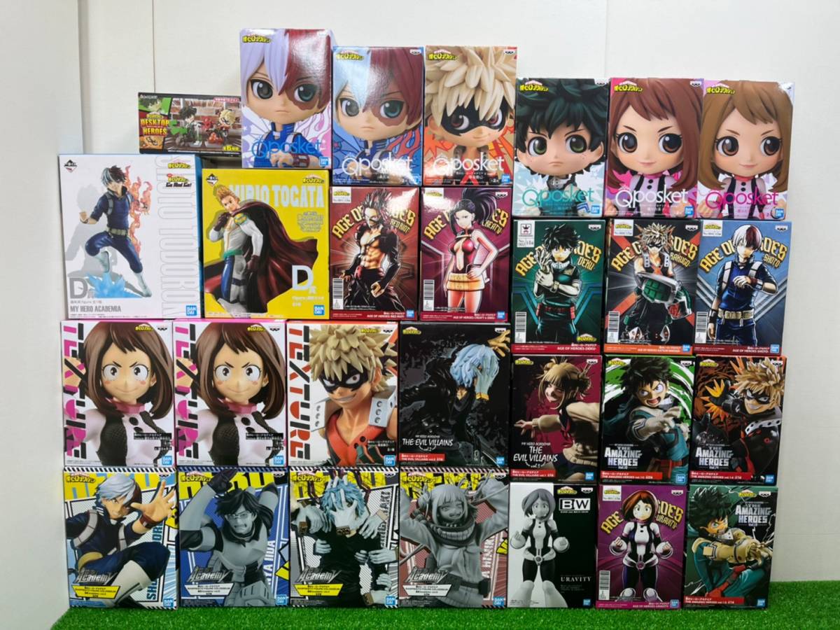 11 僕のヒーローアカデミア フィギュア まとめ売り 一番くじ 轟 通形 