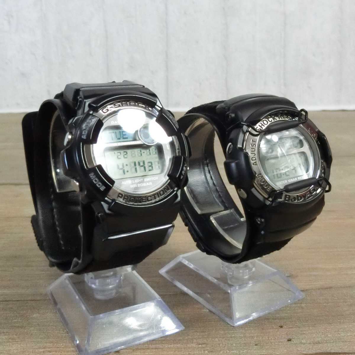 稼働品 CASIO G-SHOCK Gショック + Baby-G ラバーズコレクション 98年  