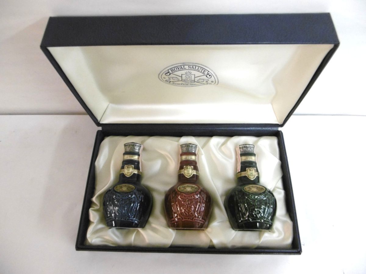 古酒：未開栓ROYAL SALUTE ロイヤルサルート 21 （3本セット）