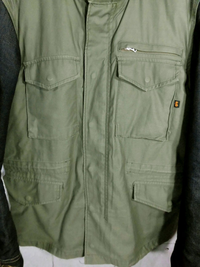 ALPHA INDUSTRIESアルファ × Leeリー コンビネーション 裏ボア M-65 