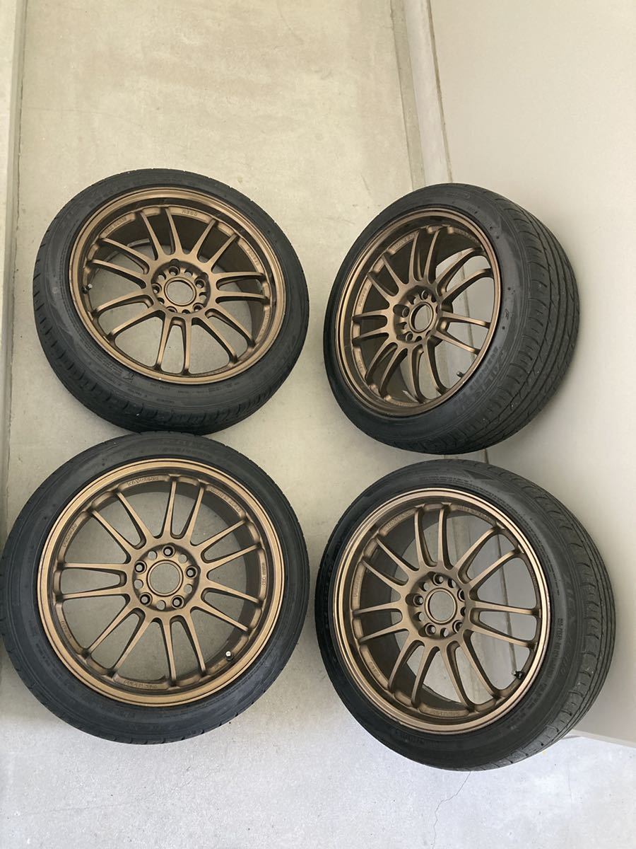 レイズ RE30 18インチ 9J+35 PCD114.3 5H 4本 レイズ RE30 18インチ