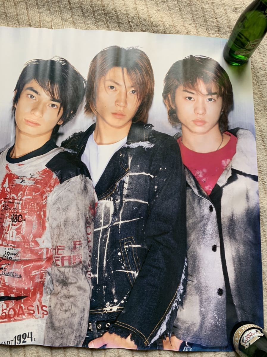 嵐 ポスター  2001激レア ARASHI 、嵐、2001～2002ポスター、大野智、櫻井翔、相葉雅紀、二宮和