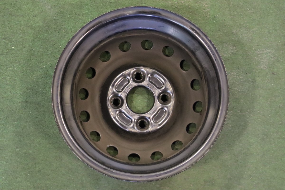 8913◇ ダイハツ アトレー 純正12インチ 鉄ホイール キャップ付き 4本