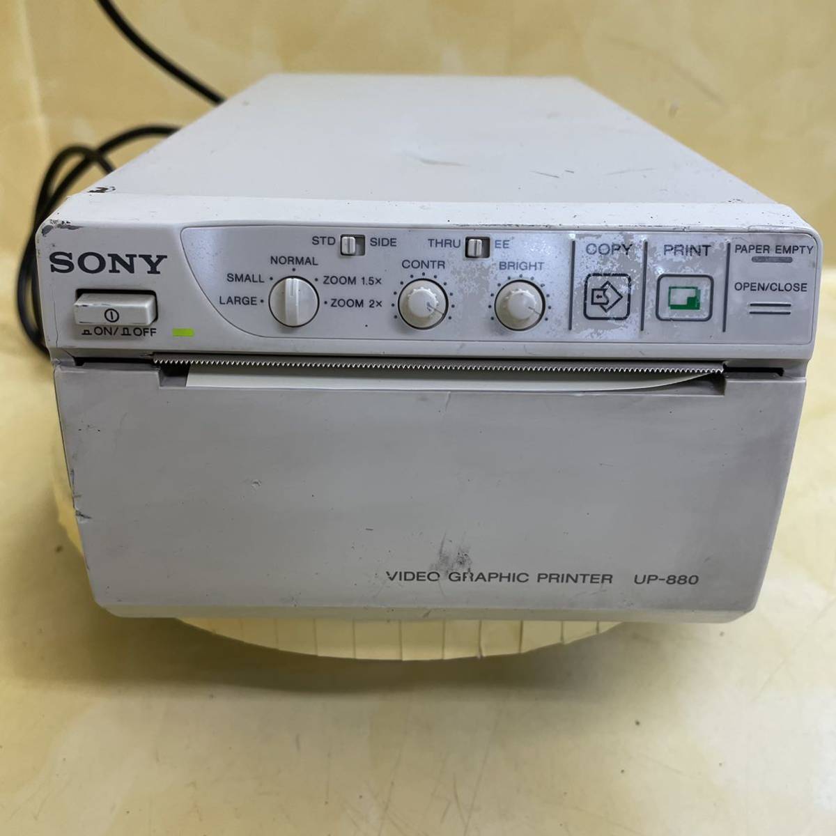 【本物保証，お得】 I-2 ビデオグラフィックプリンター SONY UP-880 管番0112-12(ビデオプリンタ)｜売買されたオークション情報、yahooの商品情報をアーカイブ公開 - オークファン ビデオプリンタ