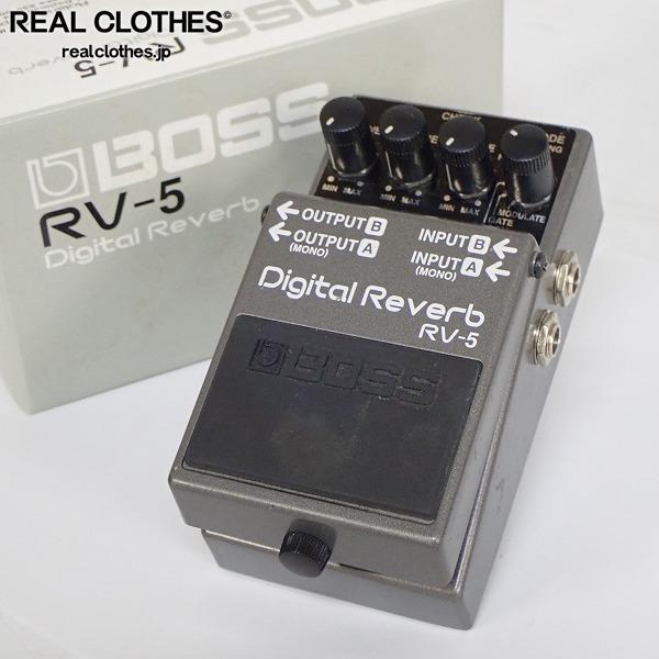 BOSS/ボス RV-5 Digital Reverb デジタルリバーブ エフェクター【動作
