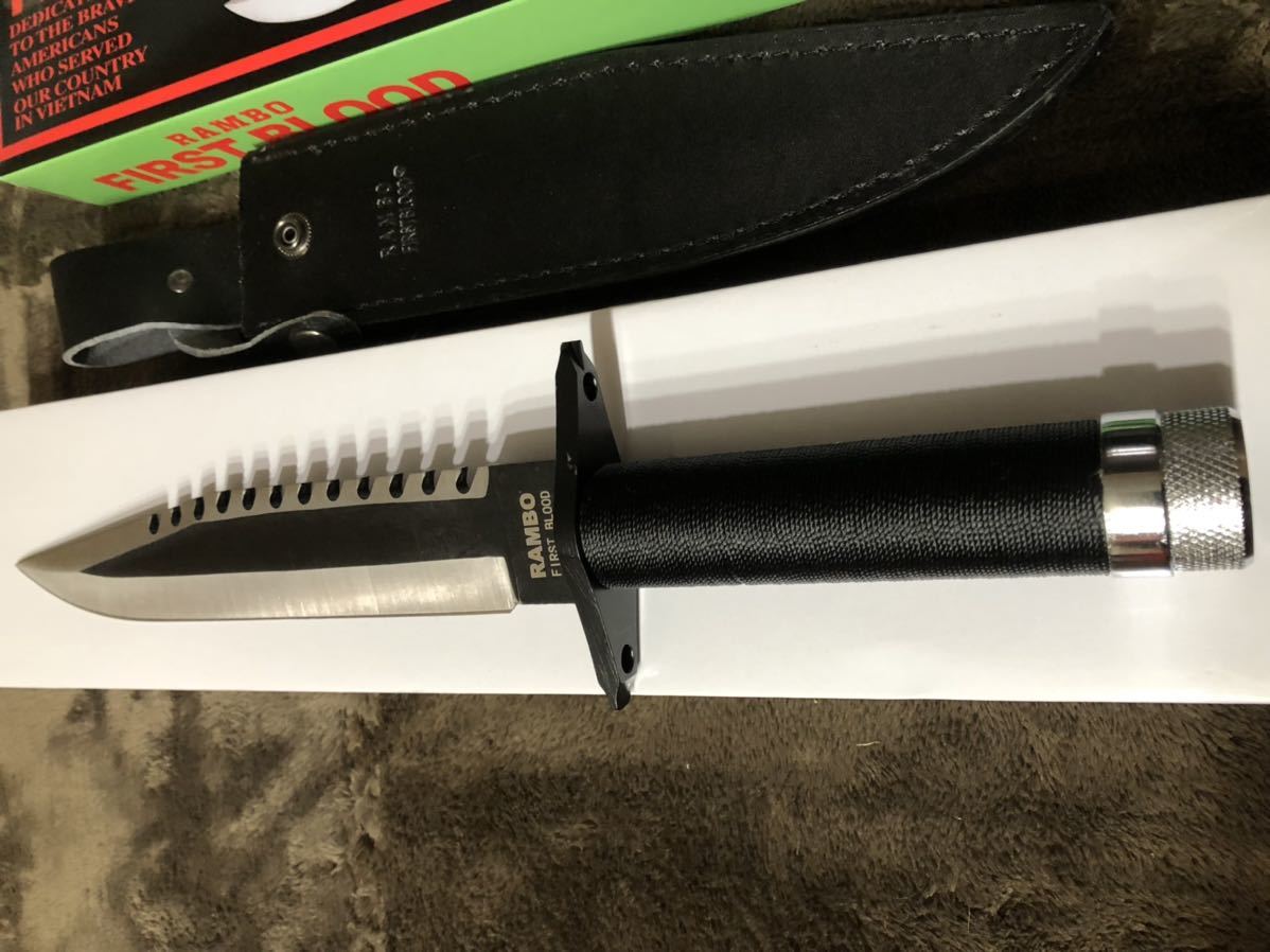 Rambo III First Blood ナイフ 岩の鋼 RAMBO -01 ナイフ Rambo First Blood Zome Delica 3V