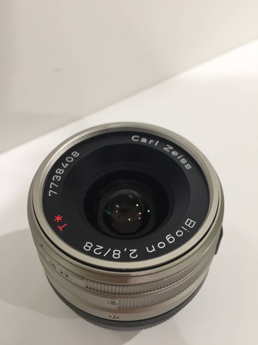 8073】コンタックス Carl Zeiss Biogon 2.8/28 レンズ 動作未確認