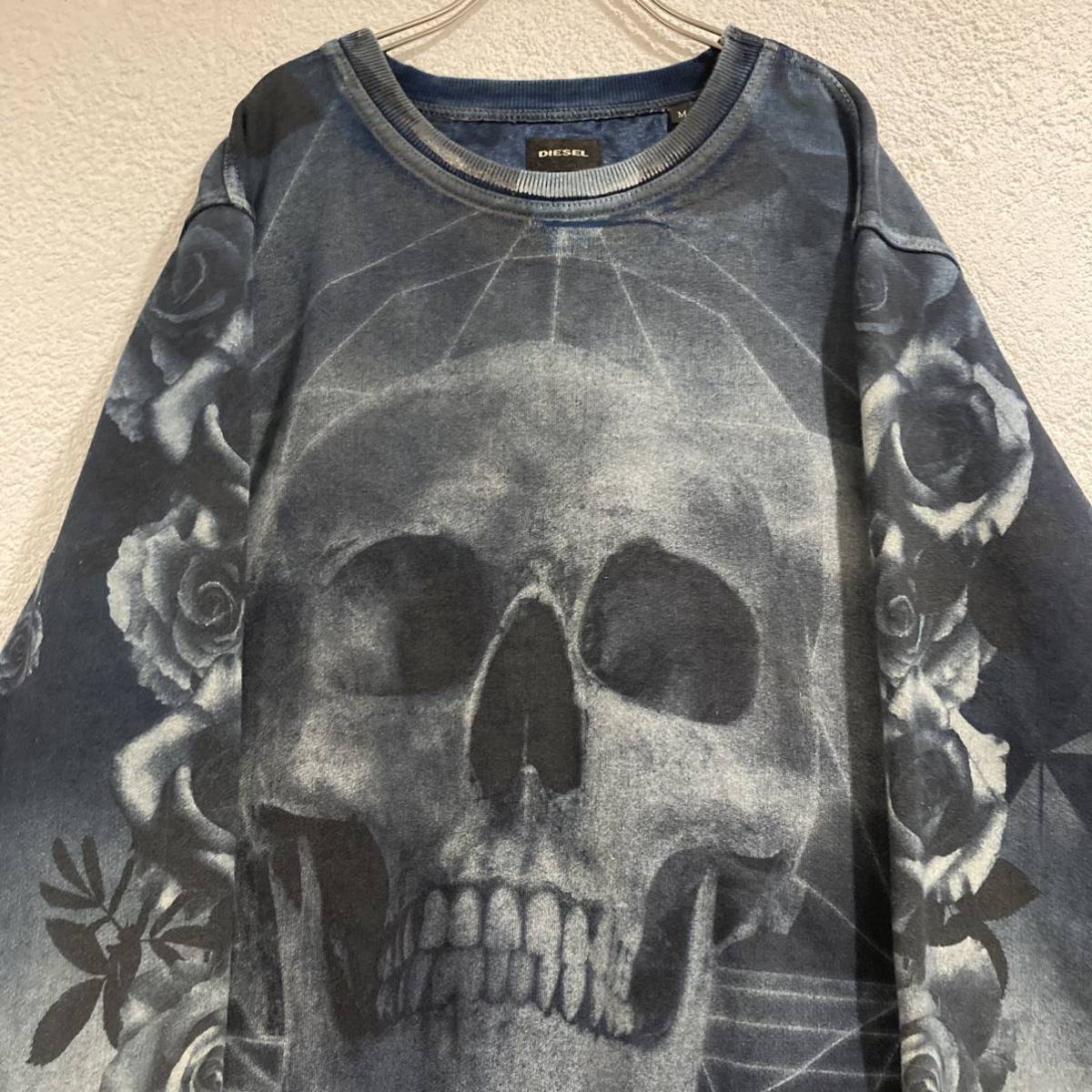 DIESEL スウェット スカル ディーゼル トレーナー ドクロ カットソー T 
