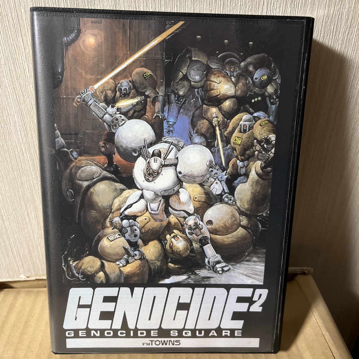 FM TOWNS CD-ROM ジェノサイド・スクウェア GENOCIDE2 ZOOM 美品(FM 