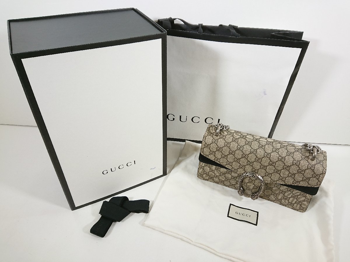 GUCCI グッチ ディオニュソス GGスモール ショルダーバッグ 肩掛け 