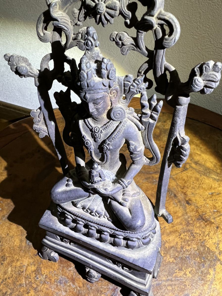 中国 貴重 鍍金仏 銅金仏 無量壽仏 仏像 大振 仏教美術 時代物