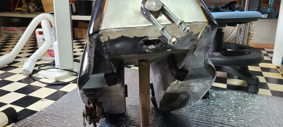 SR400 SR500 アルミタンク ガソリンタンク ノートン ノートンタイプ 
