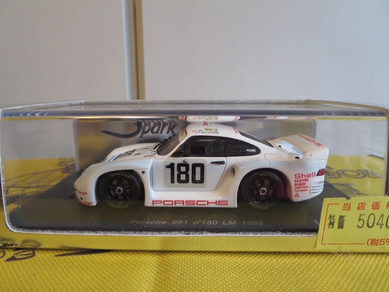 1/43 Spark Porsche 961 No.180 LM 1986 ポルシェ 961 180号車 1986年
