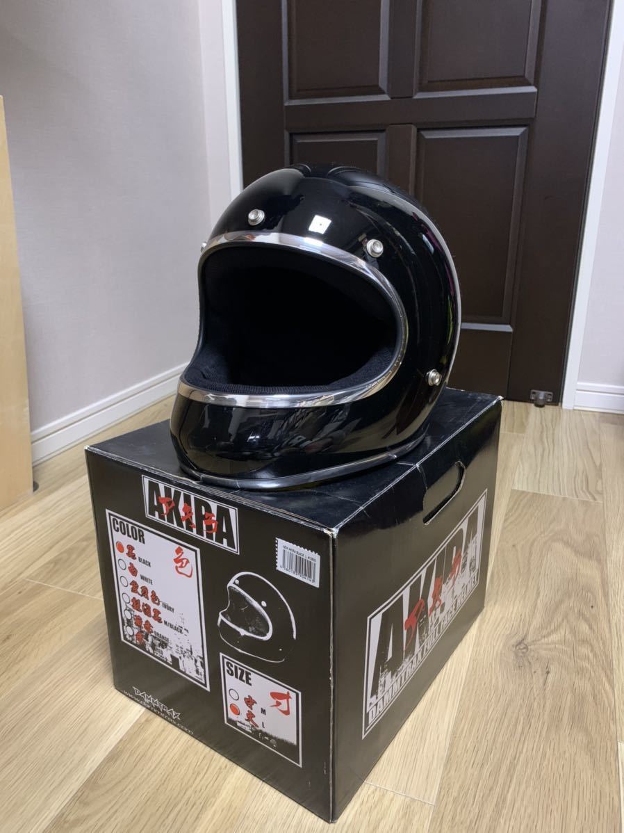 ダムトラックス　AKIRA Ｌサイズ　黒 DAMMTRAX ダムトラックス AKIRA SIZE L FULL FACE HELMET フルフェイス