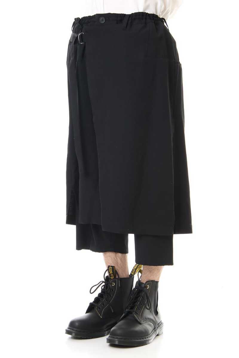 Yohji Yamamoto pour homme シワギャバラップパンツ Yohji Yamamoto pour homme シワギャバラップパンツ