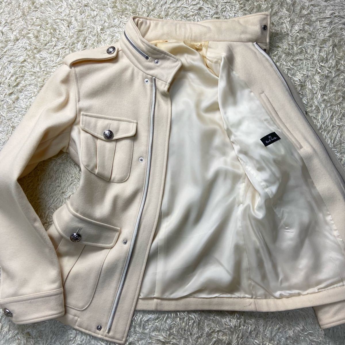 週末値下げ 極美品 PS Paul smithポールスミス コート カシミヤ混 極上 