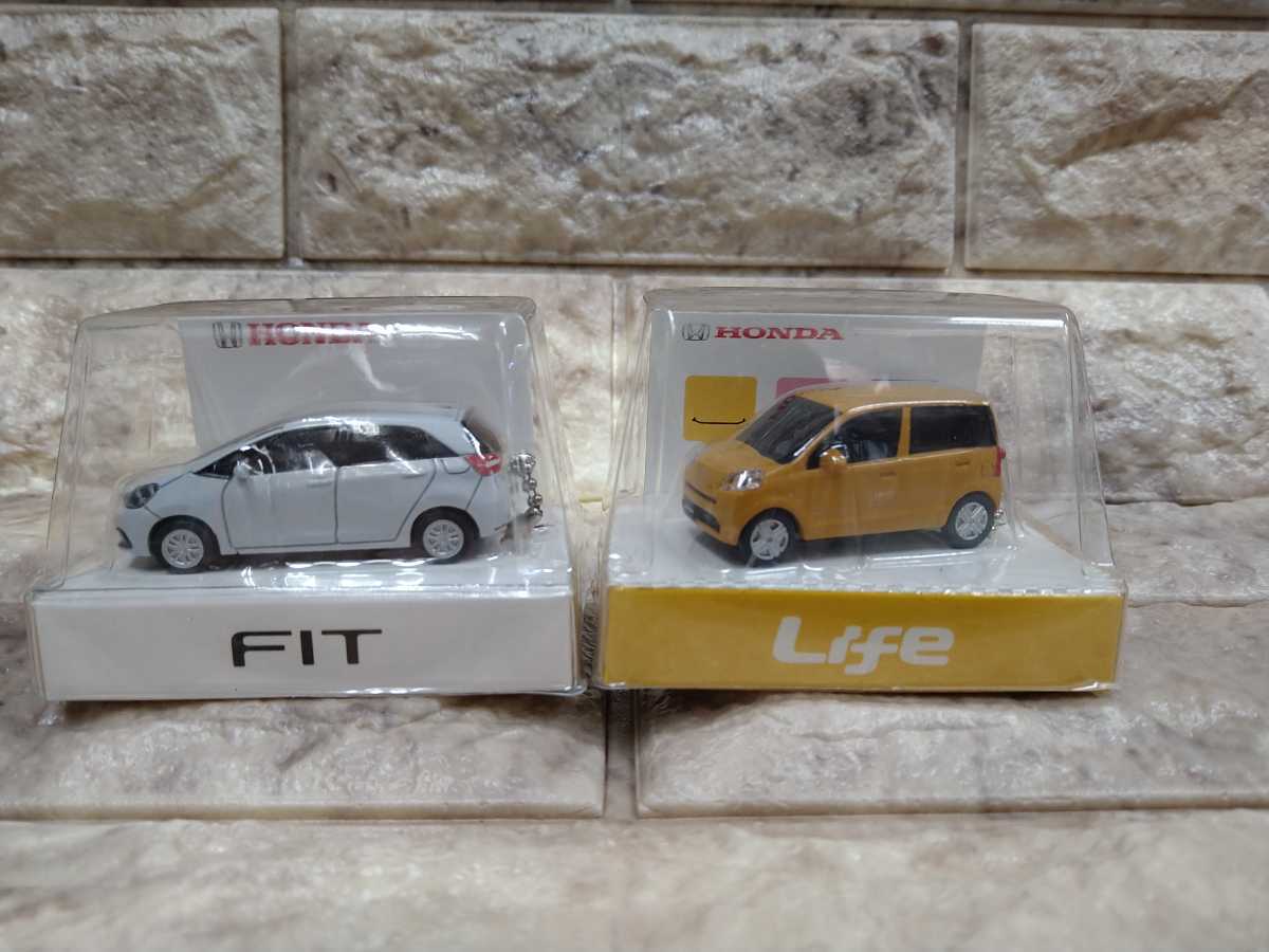 説明必読 未開封 HONDA LEDカーキーホルダー Life FIT 非売品 ホンダ 