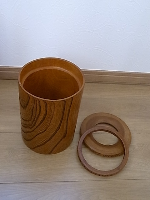 木工製品　ゴミ箱　未使用