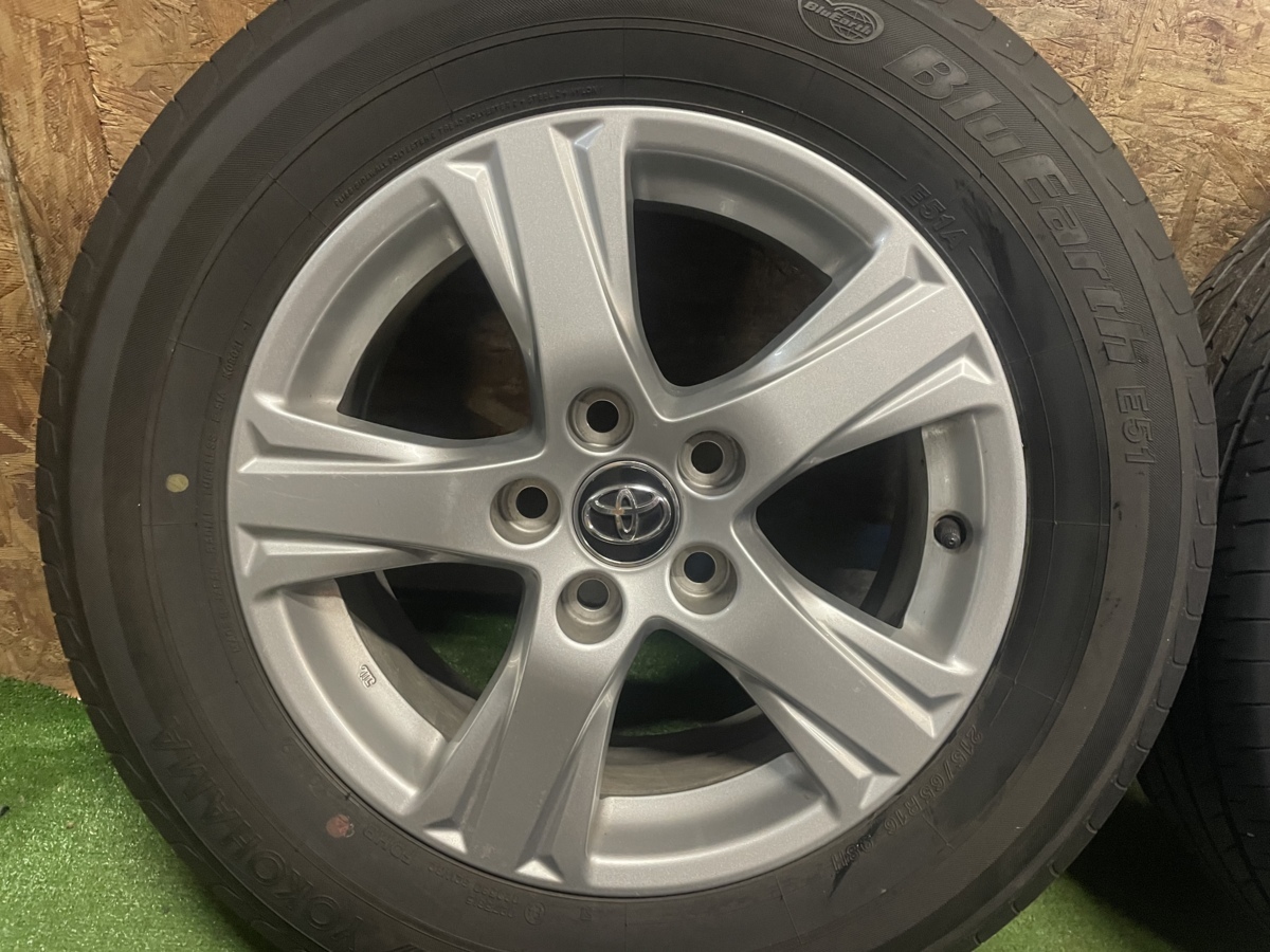 美品 TOYOTA 30系 アルファード 純正 16インチ 215/65R16 YOKOHAMA 