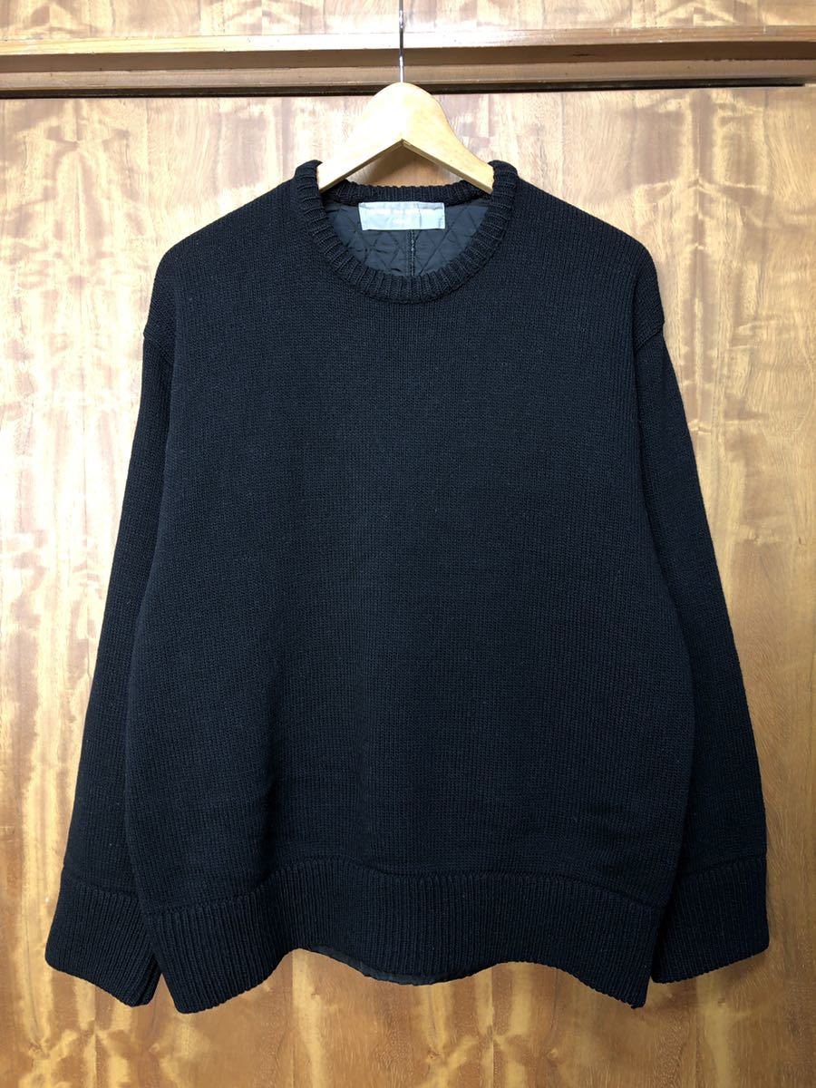 AD1996 90s コムデギャルソンオム 切替 ウール セーター COMME des 