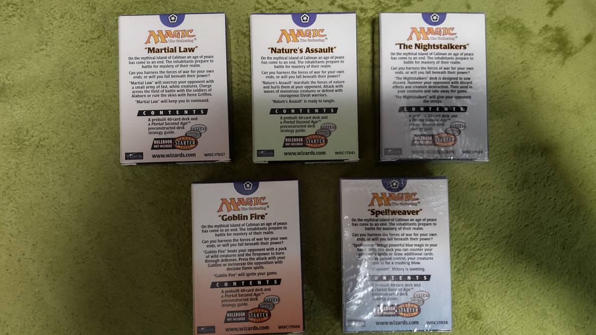 [MTG]Portal Second Age/Theme decks[英語版構築済み5種類]_2