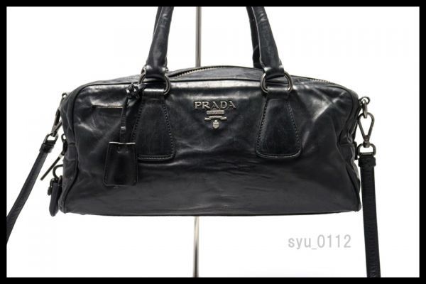定番人気，高品質 美 PRADA レザー 2way ハンドバッグ プラダ 0113hh24767(ハンドバッグ)｜売買されたオークション情報、yahooの商品情報をアーカイブ公開 - オークファン かばん、バッグ