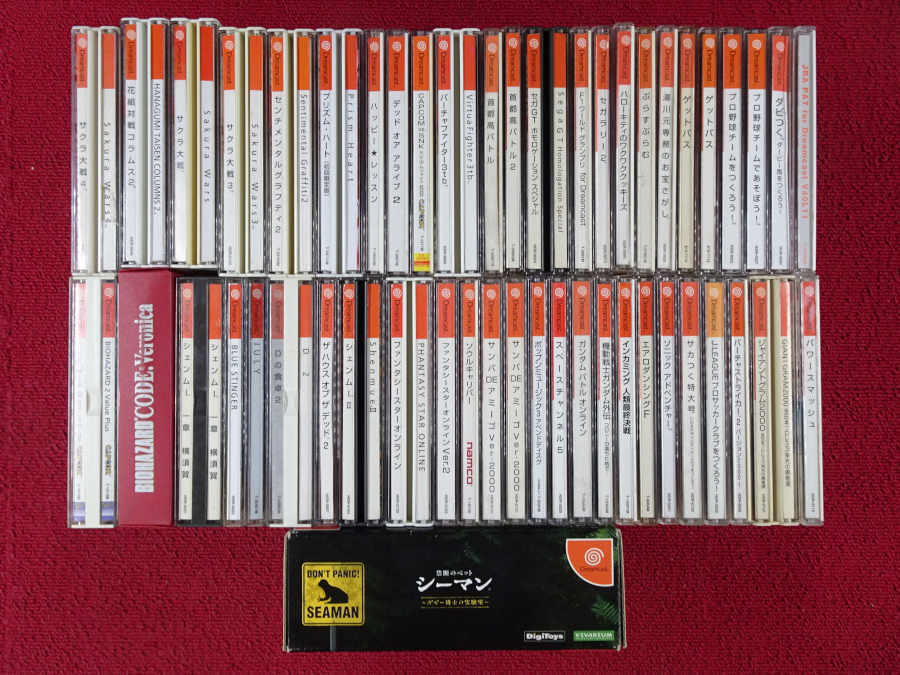  DC 説明書あり ドリームキャストソフト 50本セット ジャンク品 GH(その他)｜売買されたオークション情報、yahooの商品情報をアーカイブ公開 - オークファン ドリームキャスト