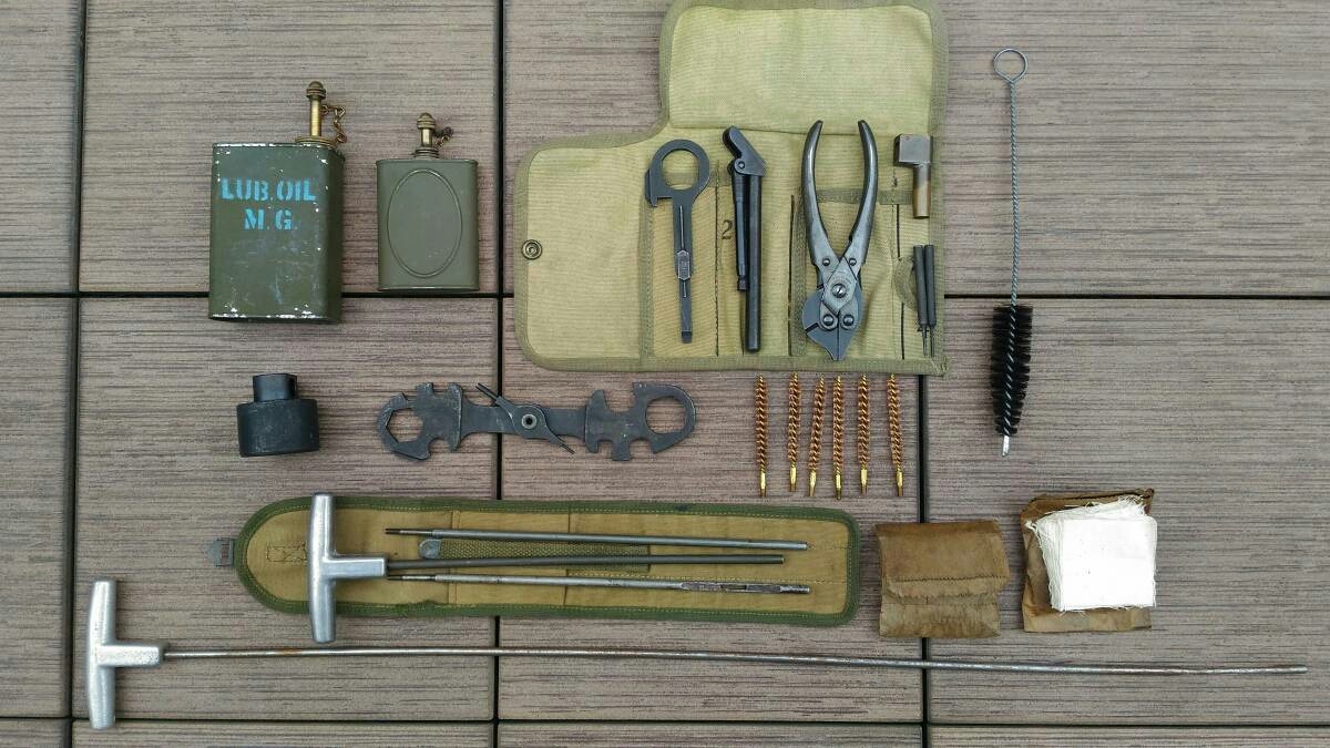 WW2 米軍 ブローニングM1919 機関銃 工具セット WWII アメリカ M1919